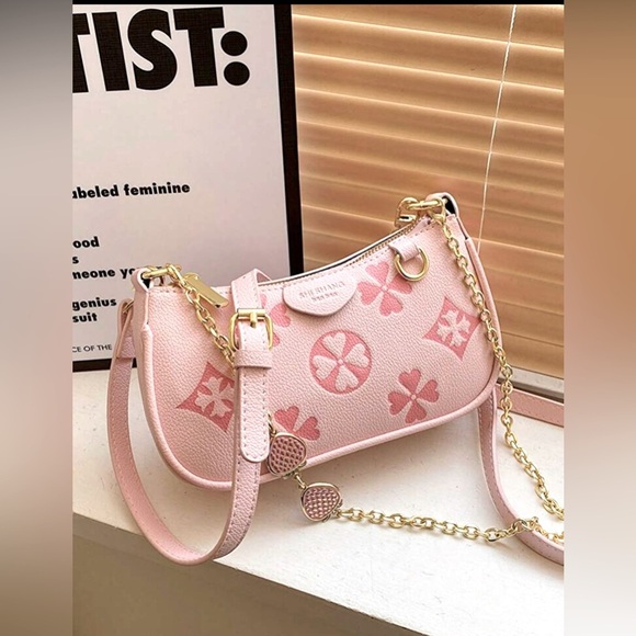Handbags - NWOT Pink, Versatile, Casual Cross Body Small Luxury Shoulder Bag Purse